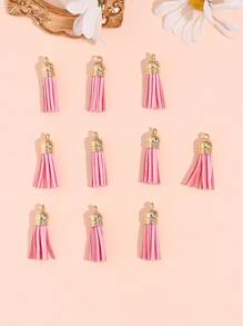 10 件多功能优雅可爱手工流苏 DIY 珠宝吊坠配件适用于耳环、项链、手链、装饰和钥匙链 - 吊墜 - 查看 1