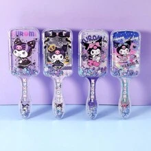 Sanrio 1/4pcs(S) Sanrio New Cute Cushion Comb Kuromi Cartoon Simple And Convenient Air Cushion Hairbrush Easy-To-Use Hair Comb