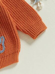 Newborn Baby Sweaters - Orange - View 8