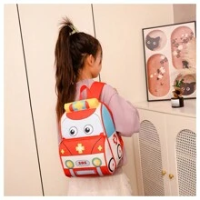 New Small Car Backpack, Large Capacity Design, Suitable For Children Aged 3-6, Can Also Be Used As A Travel Bag, Ideal Gift For Back To School Season Or Birthday