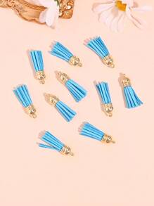 10 件多功能优雅可爱手工流苏 DIY 珠宝吊坠配件适用于耳环、项链、手链、装饰和钥匙链 - 吊墜 - 查看 10