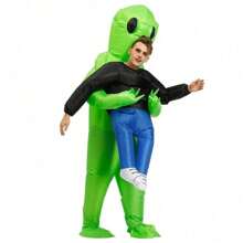 Aufblasbares Kostüm für Erwachsene, aufblasbares Alien Halloween Kostüm, aufblasbares Alien-Entführungs-Kostüm, lustiges aufblasbares Halloween-Kostüm