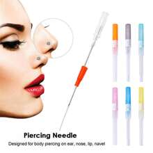 3pcs Stainless Steel Puncture Needle, Single Independent Packaging Tool, Puncture Tattoo Tool, Stainless Steel Puncture Tool Catheter