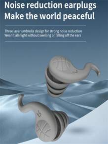 睡眠防噪音耳塞 - 4 对可重复使用柔软硅胶隔音耳塞，40db 降噪耳塞，适用于睡眠、打鼾、学习、音乐会、防噪音和听力保护、游泳耳塞 - 多色 - 查看 10