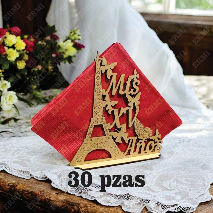 My 15th Birthday Napkin Holder Tower Party Souvenir 10, 20 And 30 Pcs - 30 件 - 查看 1