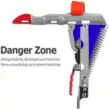 1pc Red Hanging Rod Holder With Foldable Design And Stable Ground Support, Allows Hands-Free Fishing