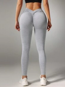 1pc V-Waist Yoga Outdoor Casual Sports Leggings