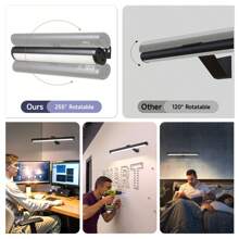 CANMEIJIA 无线充电壁灯，LED壁灯带，遥控器，亮度可调，框架照明，壁挂式图片灯，豪华壁灯，LED铝制照片灯，家居装饰壁灯，适用于室内墙壁、客厅、卧室、照片照明、相框、展厅、浴室、梳妆镜、书桌墙、办公室、直播工作室、画廊、博物馆、咖啡厅、商店 - 450*45*215MM - 查看 12