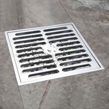 Ống thoát nước bằng thép không gỉ 10x10 Phòng vệ sinh Chống mùi Chống côn trùng Thoát nước nhanh Bảo vệ Chống chịu An toàn - Xám - Xem 9