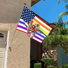 定制美国国旗个性化旗帜设计您的形象有趣的挂毯海报用于装饰俱乐部音乐会酒吧大学宿舍客厅卧室