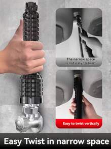 Multifunction Faucet Wrench Sink Installer Tools Water Pipe Spanner Tackle Tool Fit For Toilet Bathroom Kitchen, Tools For Men