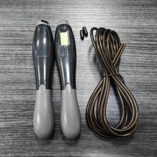 1 Set Of Steel Wire Rope Counting Skipping Rope Sports Equipment Adult Exam Skipping Rope - Grey - View 1