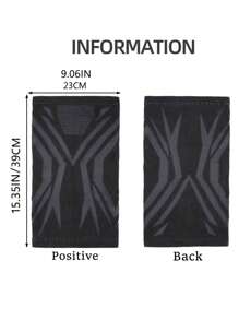 1 szt. Maska na twarz o wysokiej elastyczności dla mężczyzn i kobiet, maska narciarska na rower na świeżym powietrzu, jesień i zima, ciepła sportowa chusta, oddychająca, bezszwowa, pusta osłona szyi, chusta na głowę, odporna na zimno chusta dla kobiet, wiatroszczelna, pyłoszczelna osłona szyi dla kobiet i mężczyzn