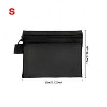 1pc/3pcsMesh Clear Cosmetic Bags, With Zipper - Lightweight Makeup Organizer Pouch For Daily Use Or Travel, Lightweight Zipper Makeup Bag, Travel Bag, Travel Makeup Organizer, Versatile Coin Purse For Cosmetics, Accessories - Hand Washable Minimalist Design - Multipurpose Coin Purses & Organizers, Boho Vibes, For Holiday Beach, Bathroom Collection, Bedroom Collection, Large Capacity