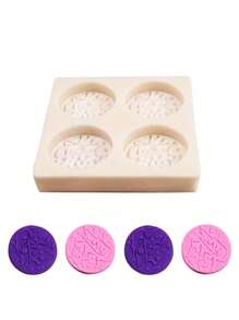 阿拉伯风格方形月亮形硅胶模具，带有阿拉伯书法，适用于软糖、巧克力、粘土烘焙