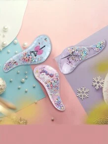 1pc Mini Cartoon Comb, Long Hair, Curly Hair, Air Cushion, Smooth Hair Comb, Massage, Fluffy Hair, Korean Version, Portable Comb For Girls At Home