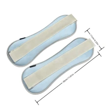 1 对负重沙袋0.3kg/0.5kg/0.75kg/1kg/1.5kg/2kg腕部脚踝负重沙袋透气铁带适用于健身舞蹈瑜伽跑步普拉提腿部力量训练，适用于斋月、情人节、女神健身、校园体育礼物 - 彩色 - 查看 18