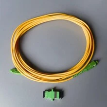 2M/3M/5M/15M/20M/30M 3,0mm Glasfaser Patchkabel SC/APC-SC/APC FTTH Glasfaserkabel für Internetkabel (Adapter inklusive)