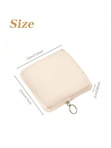 1 st. Multi Color Optionele Stoffen Waterdichte Maandverband Opbergzak, Kosteneffectieve Multifunctionele Menstruatiecup Tas, Draagbare Menstruatie Clip Tas, Maandverband Clip, Tas, Kussen Tas, Menstruatie Tool Kit, Geschikt Voor Vrouwelijke, Adolescente En Meisjes Studiebenodigdheden, Boho Vibes