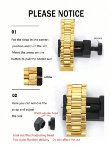 SOKI SOKI 1 Set Reloj de pulsera para hombre, estilo de moda casual de negocios con calendario, correa de acero inoxidable, movimiento de cuarzo, correa de acero desmontable y collar colgante, juego de pulsera de eslabones cubanos, adecuado para uso diario, regalo de cumpleaños, fiesta, reunión festiva, regalo ideal para usted o sus amigos. No se incluye caja de embalaje. - Plateado - Ver 5