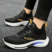 Nouvelles Baskets polyvalentes super légères et résistantes de 2025 pour hommes, chaussures de sport blanches et - Noir - Voir 4