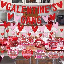 1 套，DIY 情人节快乐横幅，情人节派对装饰，情人节快乐装饰，情人节女士派对装饰 GTG - 彩色 - 查看 4