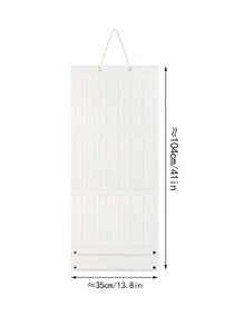 1 pezzo Grande borsa per accessori per capelli da donna, supporto organizzatore per gioielli per fasce, fermagli, lacci, tasca da appendere al muro, adatta per uso quotidiano, porta occhiali, beige, ideale per feste di genere, compleanni, matrimoni, feste, il regalo perfetto per colleghi, amici e familiari, ritorno a scuola