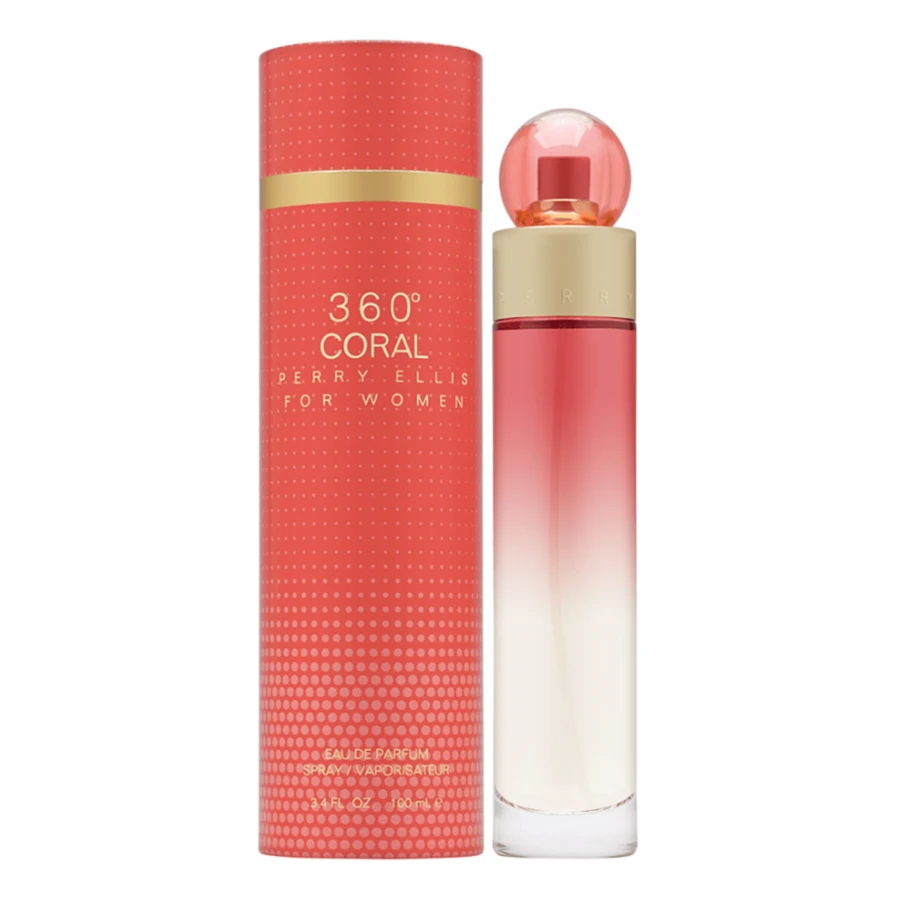 PERRY ELLIS 360° CORAL 100 ML EDP SPRAY - Sweet - View 1