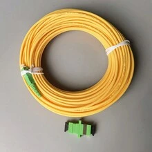 2M/3M/5M/15M/20M/30M 3,0mm Glasfaser Patchkabel SC/APC-SC/APC FTTH Glasfaserkabel für Internetkabel (Adapter inklusive)