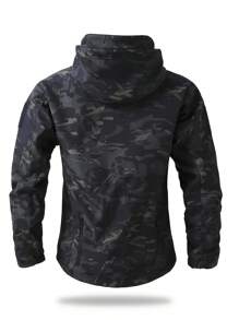 Military Soft Shell Tactical Jacket, Men's Waterproof Windproof Jackets, Men's Army Combat Hooded Coats - Multicolor - Ver 3