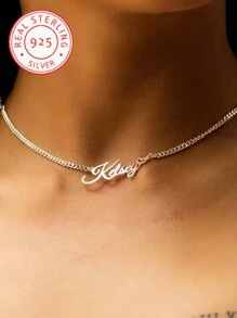 Collana con ciondolo a forma di cuore in argento 925 placcato oro con nome personalizzato in inglese, vivace e interessante, vintage e raffinata, adatta a qualsiasi occasione e stagione come accessorio versatile. È un bel regalo speciale per signore, famiglia e amici per San Valentino, Festa della Mamma, Natale, Ringraziamento e compleanni. Argento, elegante, colorato, vintage, unisex, hipster, semplice, casual, personalizzato, unico, regalo ideale per lui, regalo ideale per lei, lei, fidanzato, fidanzata, papà, mamma, famiglia, amici, per anniversari, per compleanni, per laurea, per feste, gioielli per donne