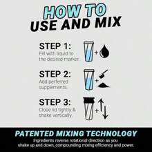 HELIMIX 2.0 Vortex Blender Shaker Bottle Holds Upto 28oz |   No Blending Ball Or Whisk |   USA Made |   Portable Pre Workout Whey Protein Drink Shaker Cup |   Mixes Cocktails Smoothies Shakes |   Top Rack - 島嶼天堂 - 查看 3