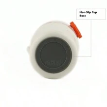 SHOTAY 不锈钢真空隔热杯，750ml/25.36oz 车载杯，防漏，保温/保冷，一键盖，锁盖，双饮嘴保温杯 - 米色 - 查看 8
