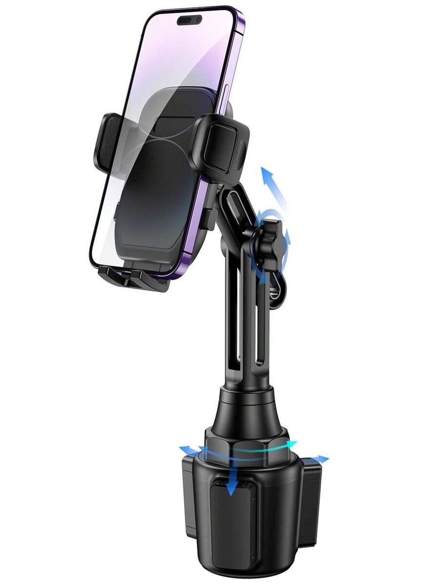 Mobile Phone Holders Cup Mount Tightly Grip Design 360 Rotational Adjustable Car Cup Holder For Car