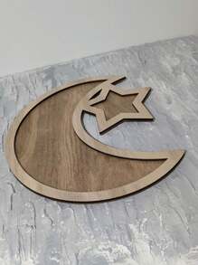 Personalized Crescent Moon Star Tray | Customized Ramadan Tray | Eid Tray I Eid Mubarak I Ramadan