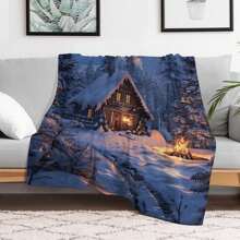 Christmas Trees, Snowmen Soft Cozy Warm, Lightweight And Plush Flannel Throw Blankets - Perfect For Couch, Bed, Travel - Style 9 - View 5