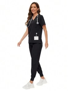 Scrubs Women Nursing Beauty SPA Uniforms Pet Clinic Store Veterinary Dentistry Work Clothes Set High-Quality Nurse Uniform