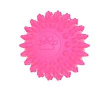 1pc Spiky Ball Dog Lover And Dog Mom Love Toy Indestructible Cat/Dog Lover Gift And Dog/Cat Mom Love Pet Toy Aggressive Natural Rubber Chew Ball Dog Lover And Dog Mom Love Teeth Cleaning Suitable For Puppies Medium And Large Dog Lover And Dog Mom Loves Training Play Chew Ball