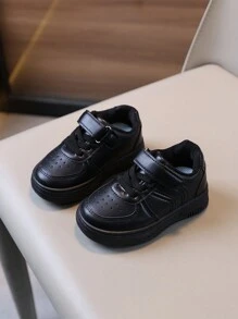 1 Pair Kids Plain Low-Top Canvas Sneakers, Comfortable Casual Shoes For Toddlers, Elementary School Students, Boys And Girls, Spring/Autumn 2025