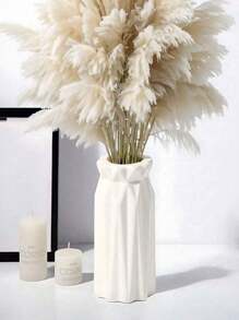 1 pieza Jarrón decorativo para interior y exterior, jarrón de flores de unicolor de plástico, macetero adecuado para flores frescas o secas, arreglo floral creativo para flores artificiales, irrompible, adecuado para jardín exterior, decoración del hogar, arreglo floral de tulipanes, flexible, excelente para jardín, sala de estar, cocina y balcón, bodas, fiestas, días festivos, regalo del Día de la Madre, decoración del hogar, jarrón, decoración central, decoración de mesa, decoración de ramas, regalo navideño