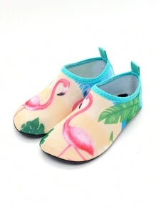Girls' Water Shoes Kids & Aqua Shoes Kids For Beach Lovers! Pink Flamingo Design, Ultra-Light, Anti-Slip & Cut-Proof