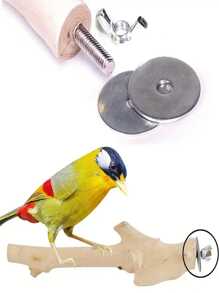 20 件紧固螺丝、固定螺丝、鸟架、跳跃平台、踏脚板、站杆、跳跃板、螺丝配件、鸟类用品、工具 - 彩色 - 查看 5