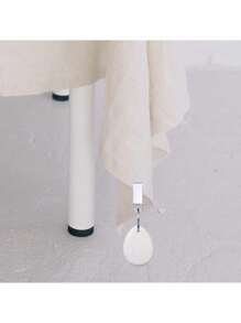 8 Pieces Teartop Shape Tablecloth Weights With Ornament With Metal Clamp Pendant Dropship