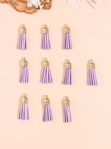 10 件多功能优雅可爱手工流苏 DIY 珠宝吊坠配件适用于耳环、项链、手链、装饰和钥匙链 - 吊墜 - 查看 3