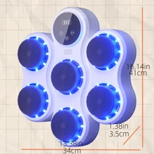 智能音乐拳击机，家用电子拳击设备，拳击墙靶格斗拳击健身训练器材，缓解压力工具 - 彩色 - 查看 7