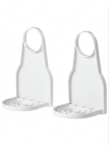 Set de 2/1 pieza Nuevo estante portador de agente de limpieza de ropa para evitar derrames y goteos, soporte plegable para taza para baño y cocina, estante ensamblado resistente de verano - Multicolor - Ver 11
