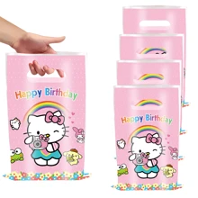 Sanrio Sanrio Thema Verjaardagsfeest Decoratie Benodigdheden Cadeauzakken Kuromi Hello Kitty Cinnamoroll Cartoon Anime Figuur Festival Feest Benodigdheden