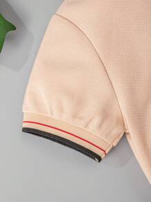 Jungen & Kinder Poloshirt mit Kontrastbesatz Kurzarm