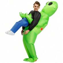 Aufblasbares Kostüm für Erwachsene, aufblasbares Alien Halloween Kostüm, aufblasbares Alien-Entführungs-Kostüm, lustiges aufblasbares Halloween-Kostüm
