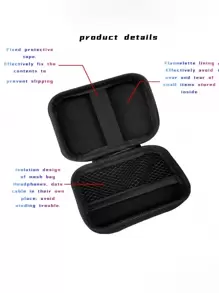 1pc CCD Camera Storage Bag, Compact Portable, Multi-Color Options, Great For New Year Gifts, Travel And Back To School, Ideal For Photography Enthusiasts - Multicolor - View 8
